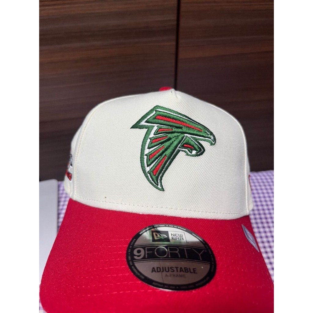 NE 9 Forty A Atlanta Falcons Chrome Red เบสบอลหมวก Snapback ปรับได้
