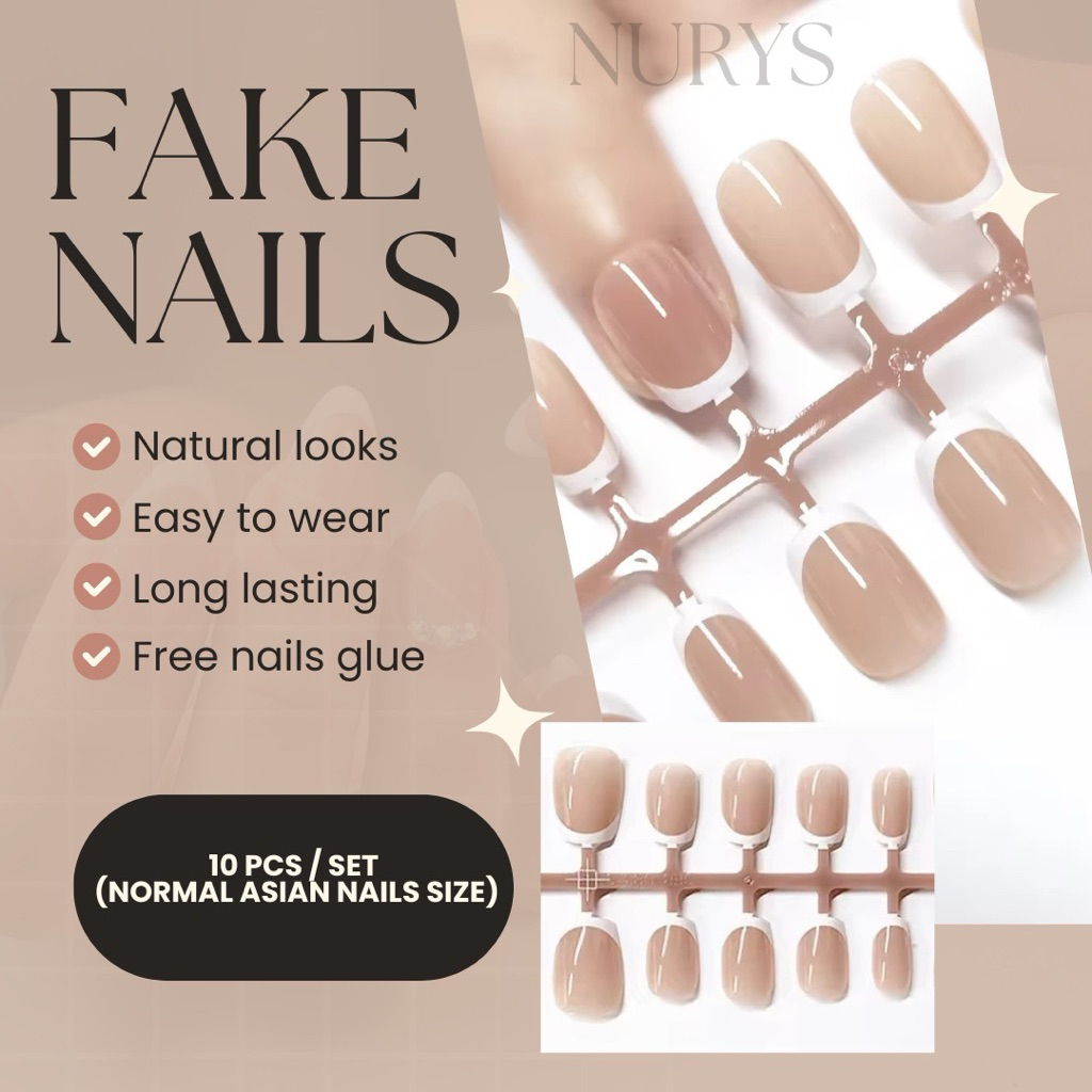 FAKE NAILS - เงาธรรมชาติสําหรับ BRIDE