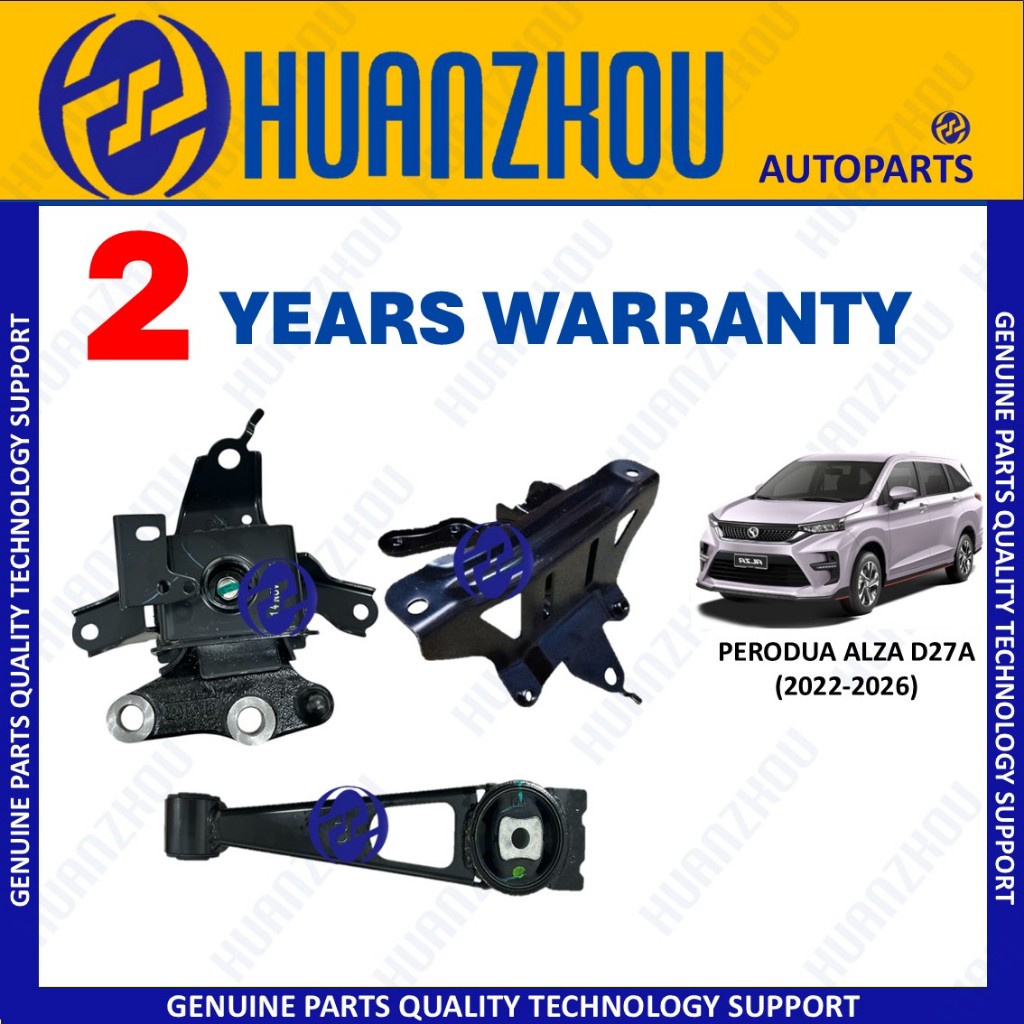 HUANZHOU ENGINE MOUNTING SET PERODUA ALZA 1.5 D27A (2022-2026) รับประกัน 2 ปี