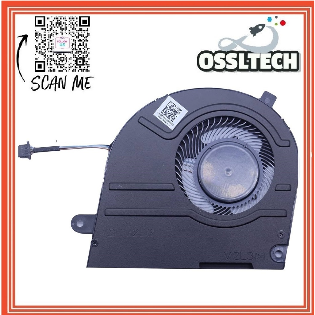 DELL INSPIRON 7400 P123G 5300 5301 4 PIN CPU FAN INDEPENDENT 023.100JA.0011 CN-0F4R10-WSC00-237-M10