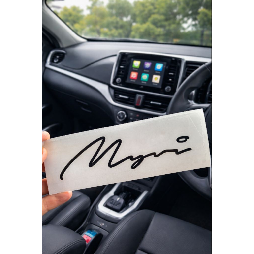 Mikado Style โลโก้สติ๊กเกอร์ Myvi Chrome Viral