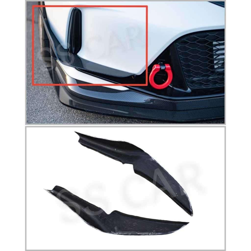HONDA CIVIC FL5 TYPE R FRONT CARNARD 2 ชิ้น/เซ็ต - สีคงที่ - สีไม่มี - FIBRE - เท่านั้น FITTIN " FL5