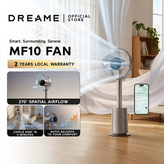 Dreame Bladeless Fan MF10 | 270° 3D Airflow, AirBoost 16x, TempSync Smart, Gentle Breeze, App Control