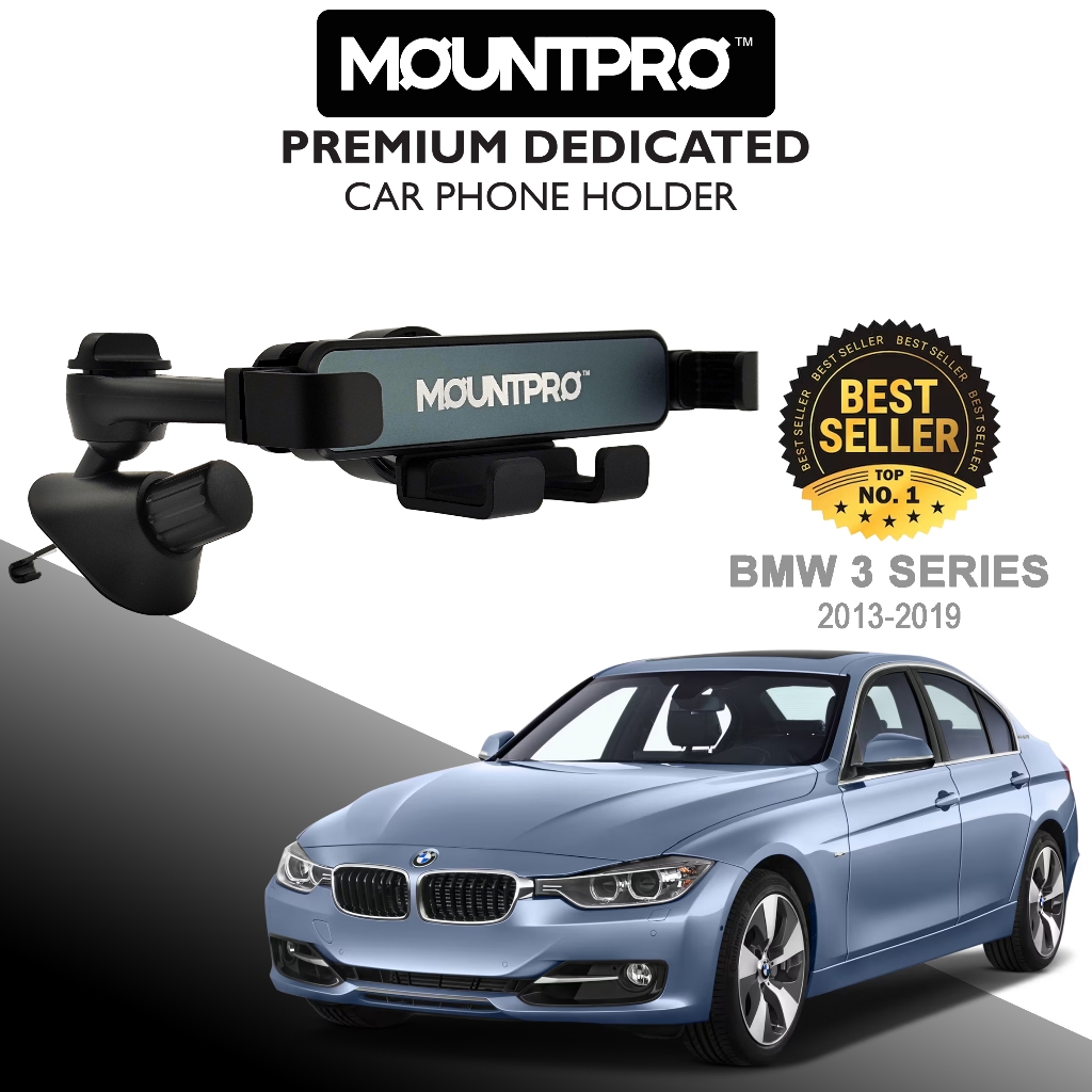 MOUNTPROTM Premium Defogging Air Outlet ที่วางโทรศัพท์ในรถยนต์ BMW 3 Series (2013-2019)
