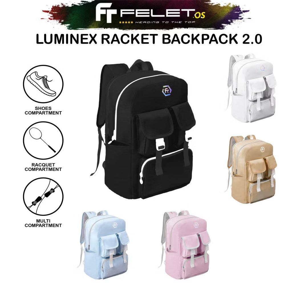 FELET LUMINOX CKET BACKPACK 2.0 กระเป๋าเป้สปอร์ตระดับพรีเมียม