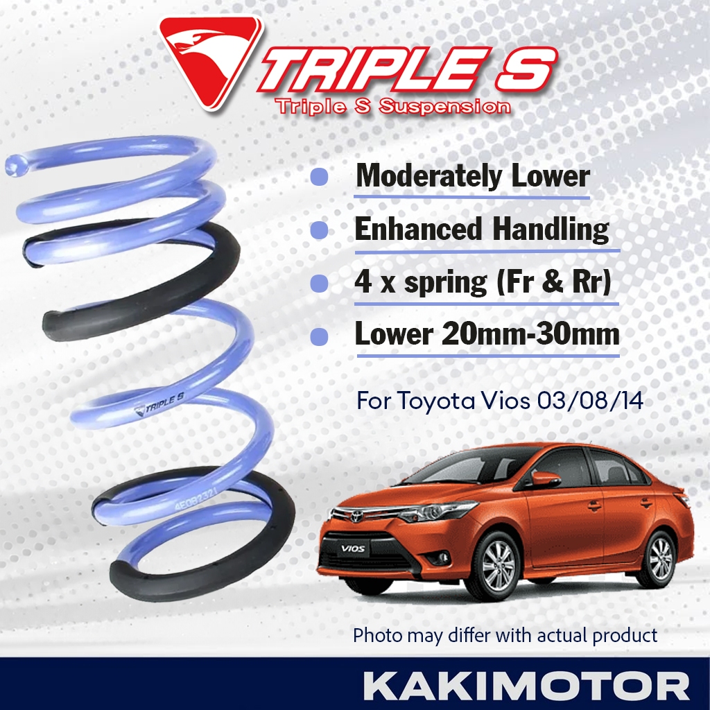 TOYOTA VIOS NCP42 NCP93 NCP150 - Triple S Lowering Sport Spring