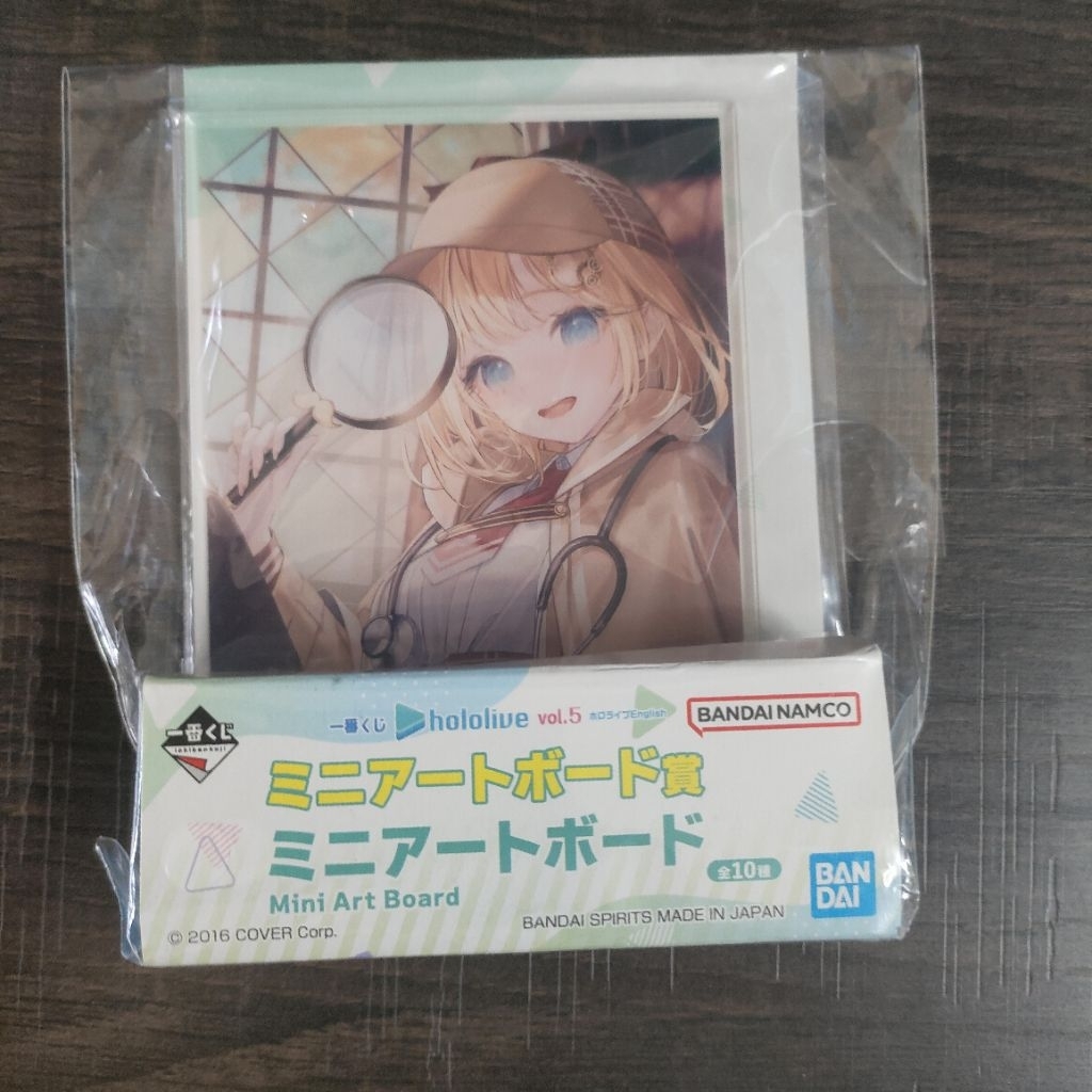 Hololive Ichiban Kuji Mini Art Board Vol.3/4/5 - Gura Suisei Pekora Fauna Kronii IRyS Mumei Ina 迷你
