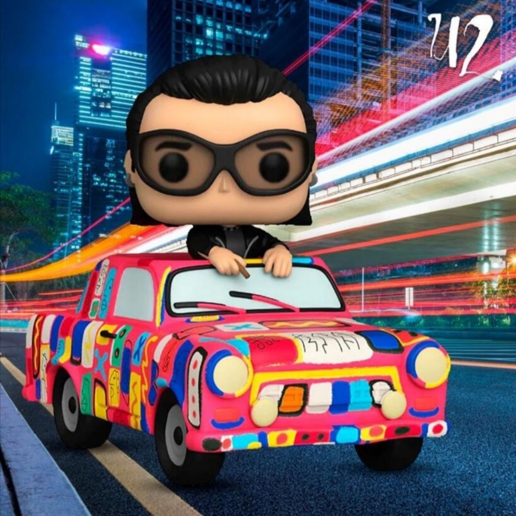 FUNKO ฟังโก้ป๊อป! Rides 293: U2 Zoo TV - Bono พร้อม Achtung Baby Car (VAULTED)