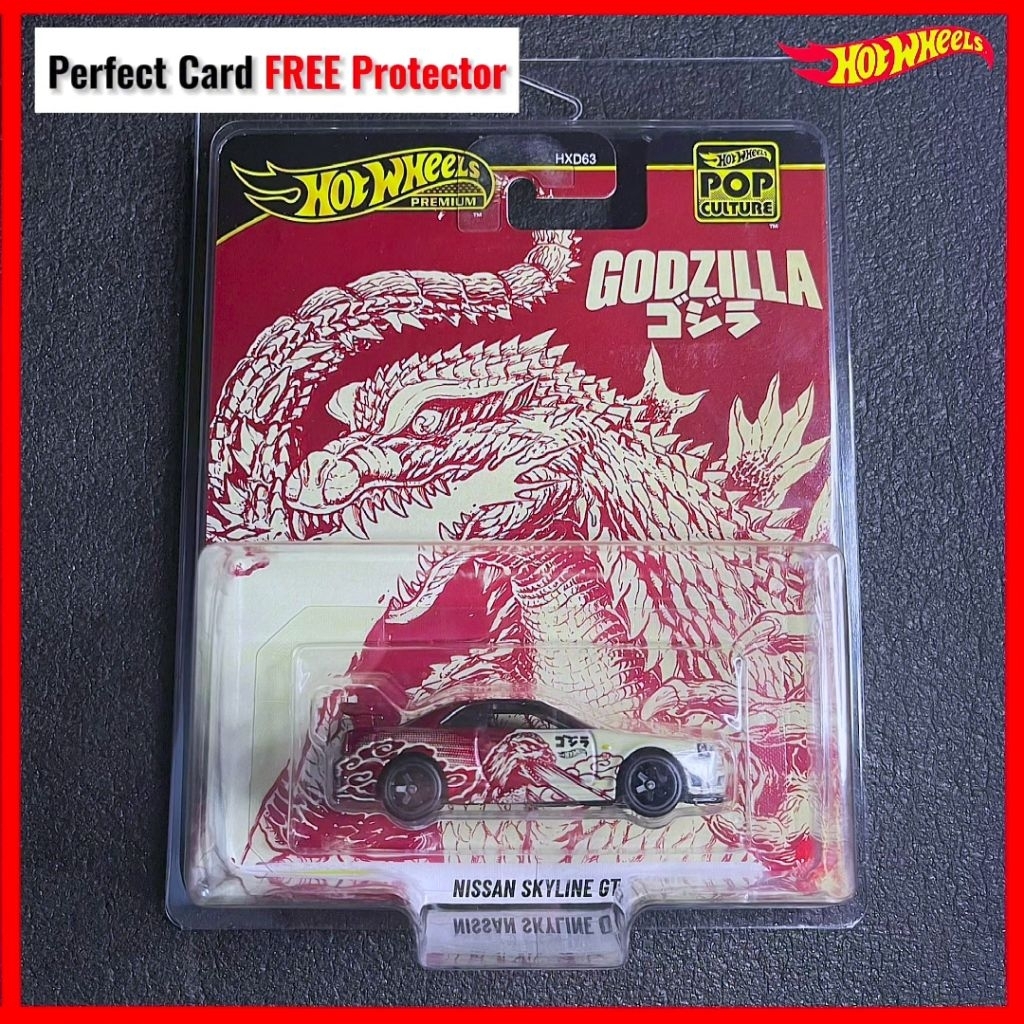 ล้อร้อน Nissan Skyline GTR R34 Godzilla 2025 Pop Culture Premium Hotwheels R34 Godzilla GT-R JDM R35
