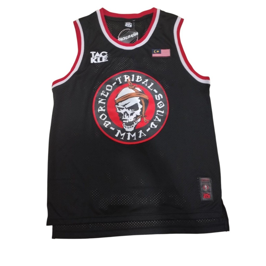 Tackle X MMA Borneo Tribal Squad เสื้อบาสเก็ตบอล (Typo Defulty)