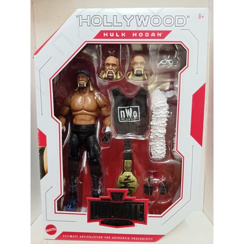 (กล่องความเสียหาย) Mattel WWE Ultimate Edition Hollywood Hogan NWO ฟิกเกอร์มวยปล้ํา