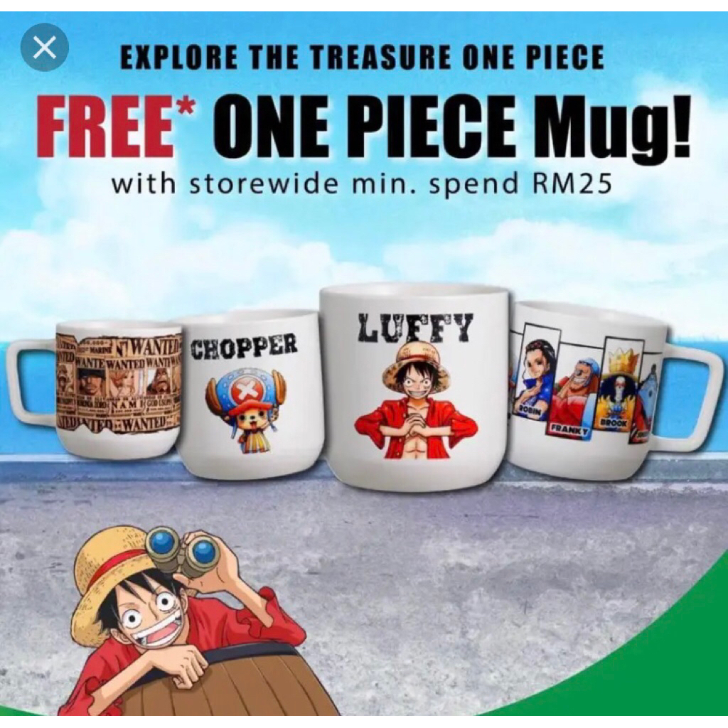 ชุดแก้ว One Piece Darlie 4