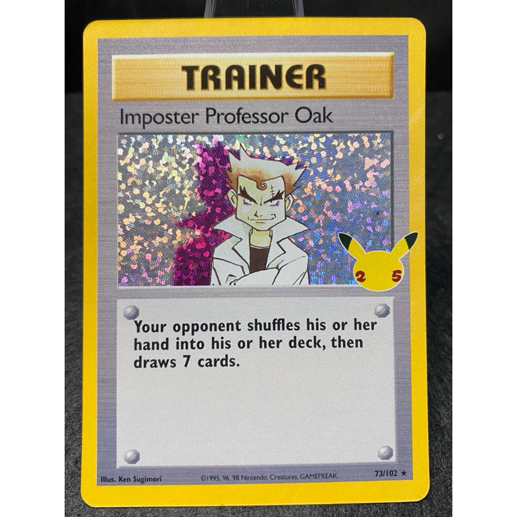 [มิ้นต์/นางมิ้นต์] Imposter Professor Oak Celebration 73/102 (ENG) การ์ดโปเกมอน TCG [id447]