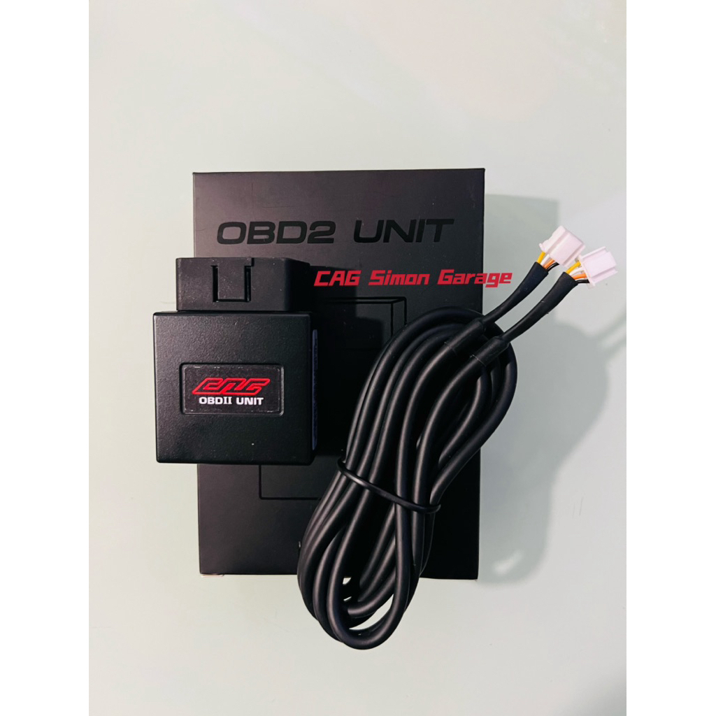 CAG OBD2 UNIT ตัวเชื่อมต่อและสายเคเบิลเชื่อมต่อ OBD ในรถยนต์