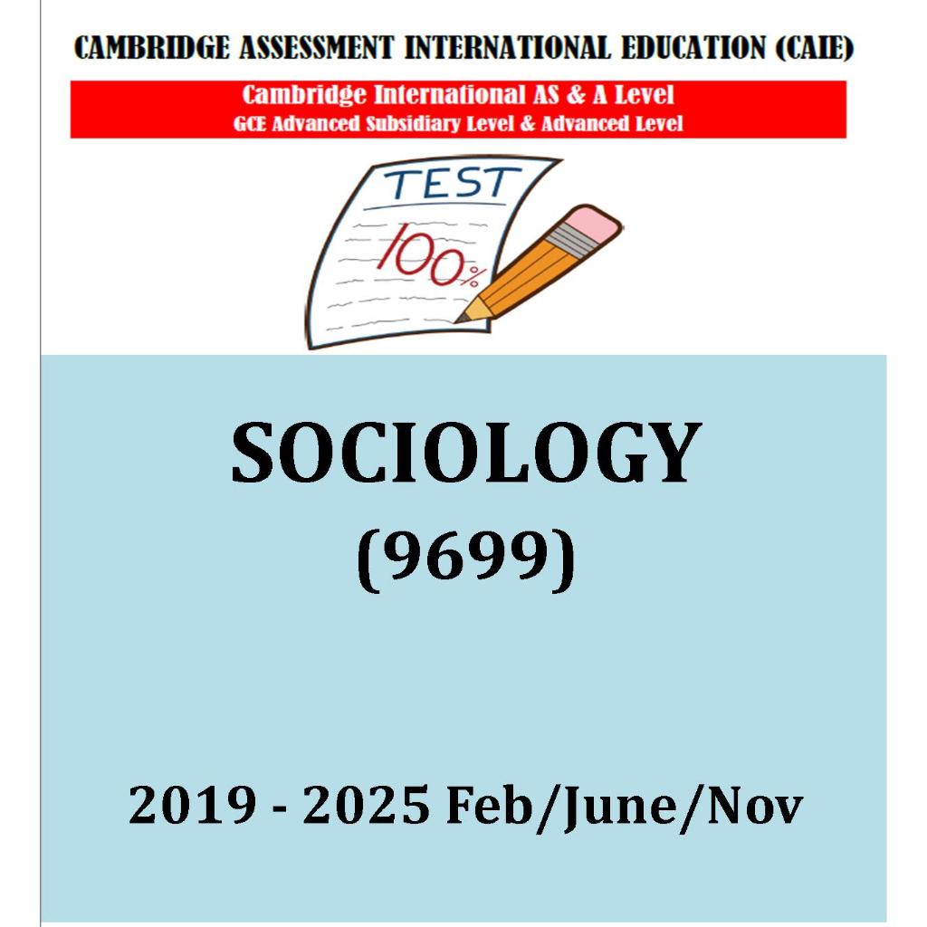 A Level Past Year Papers Sociology As & A2 (PAPER 1,2,3,4)