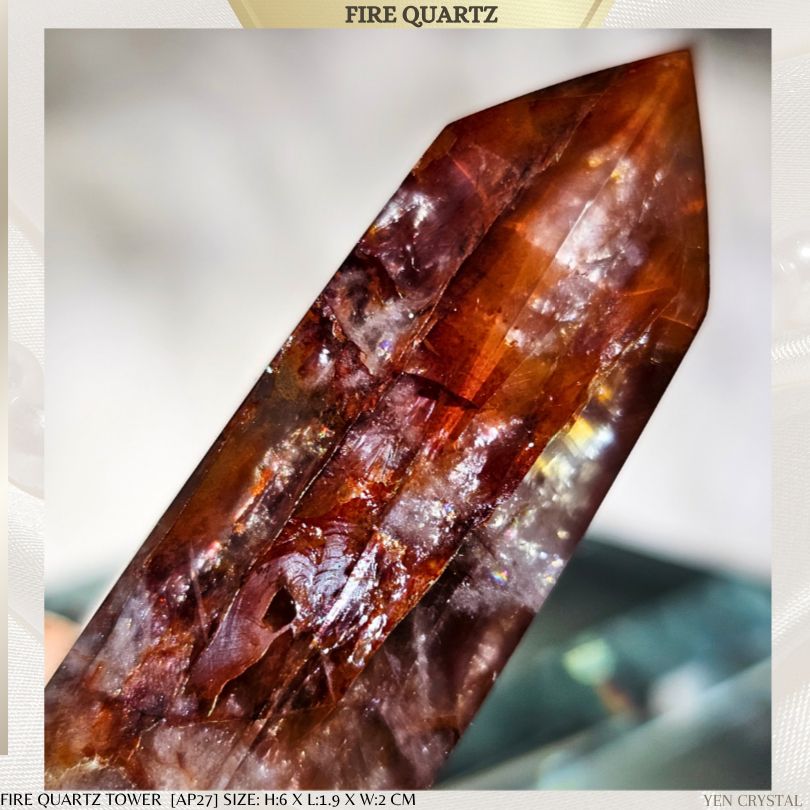 FIRE QUARTZ TOWER*เกรดสูง*[AP27] เท่านั้น 1 PC –High Focus • Boost Confidence • Stay Motivated Carbo