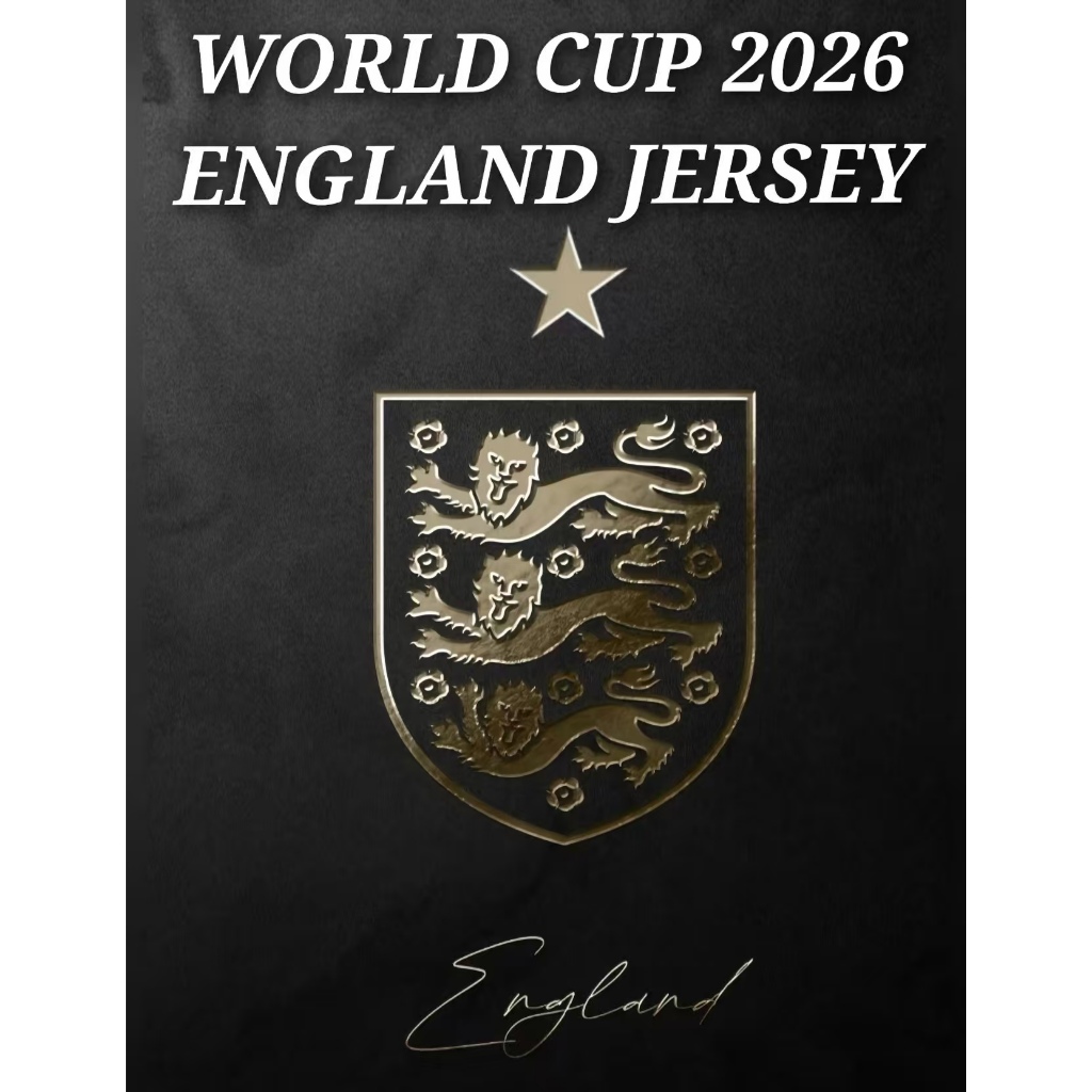 World Cup 2026 England Jersey Home Kit Away Kit Jersi Bolasepak England