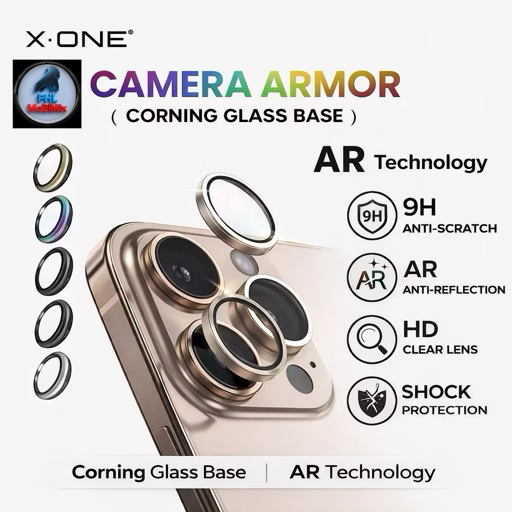 X.One เกราะกล้องสําหรับ iPhone 17 Pro Max / 17 Pro / 17 / 17 Air