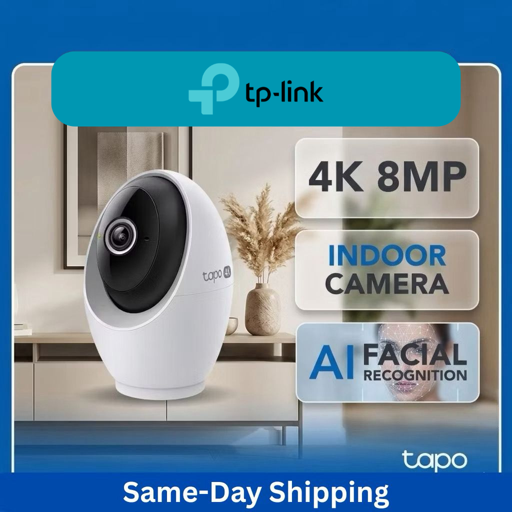 TP-Link Tapo C260 4K 8MP Pan/Tilt AI กล้องวงจรปิด WiFi กล้องไร้สาย Smart AI Detection
