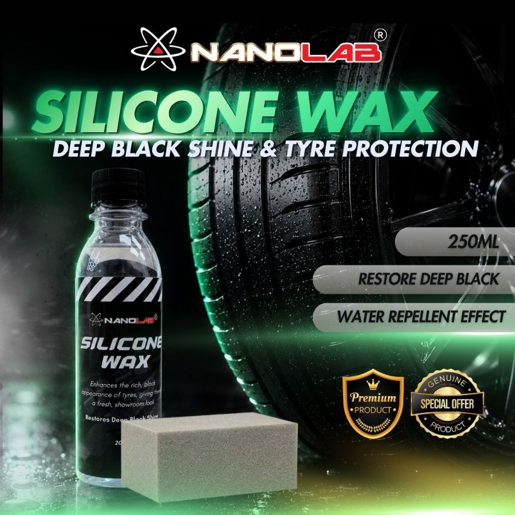 Pro Silicone Wax Tyre Silikon Tayar Polish Tyre Wax Silicone Tyre Wax [ Direct Factory ] - Nanolab