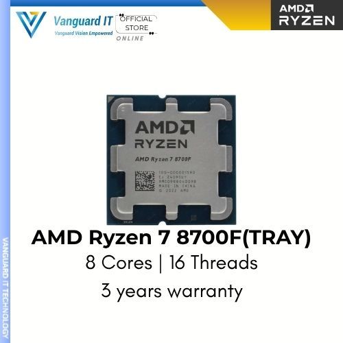 [ AMD RYZEN 7 8700F ] 5 GHZ 16MB โปรเซสเซอร์แคชพร้อม AM5 Mobo Combo