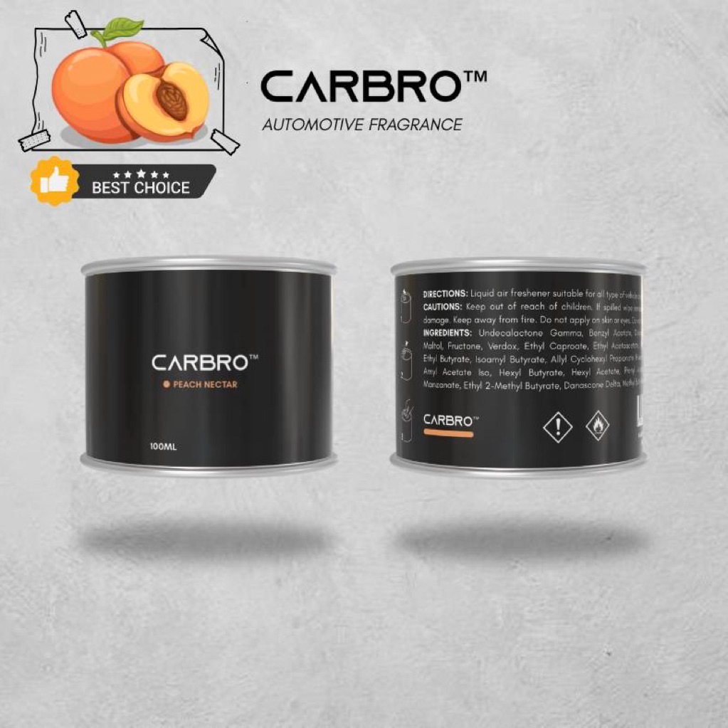 CARBRO ยานยนต์ Fragrance Peach Nectar Liquid (100มล.)