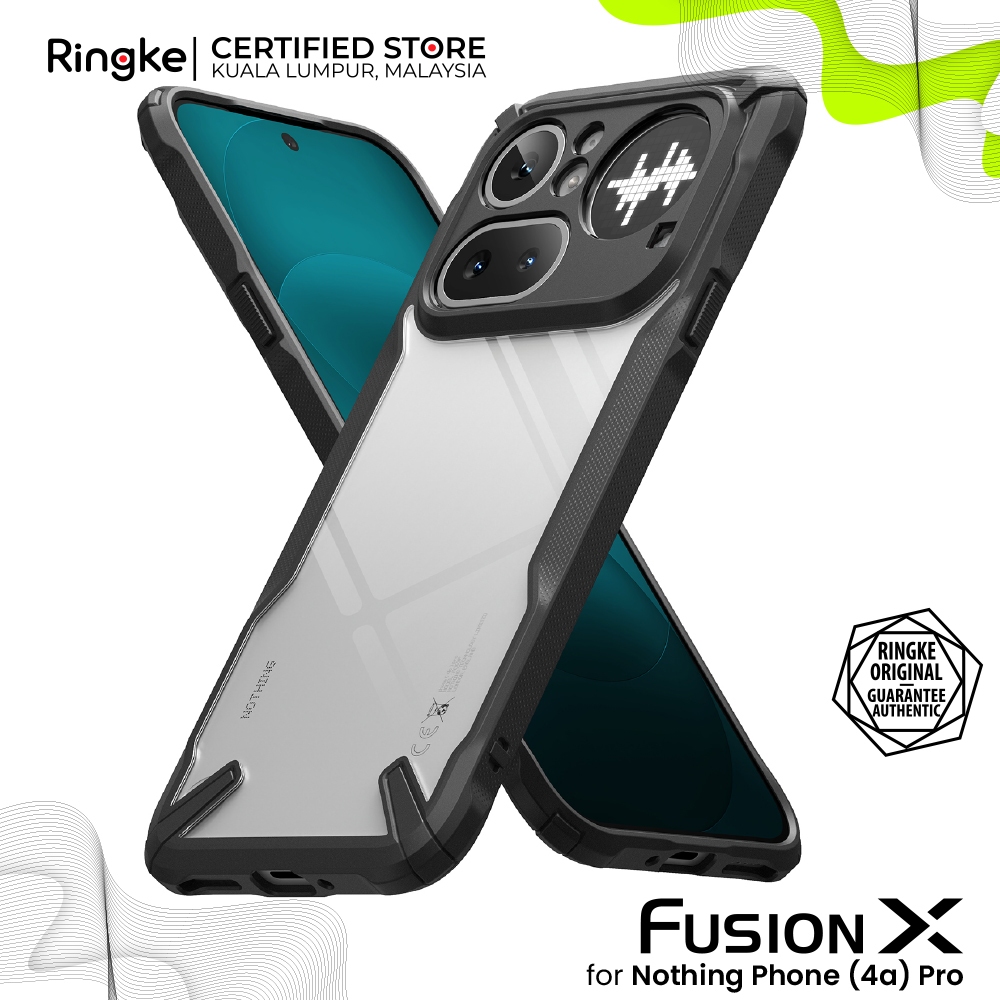 RINGKE FUSION X Heavy Duty Nothing Phone (4a) Pro Augmented Bumper Clear Hard Back กันกระแทก Superior Protection Case