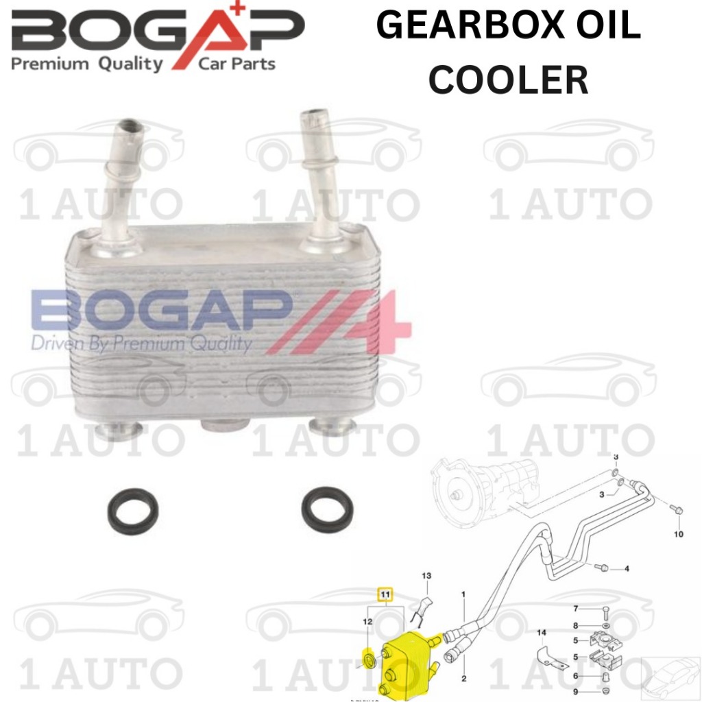 BOGAP GEARBOX OIL COOLER BMW X5 E53 3.0i 3.0d 4.4i 4.6iS