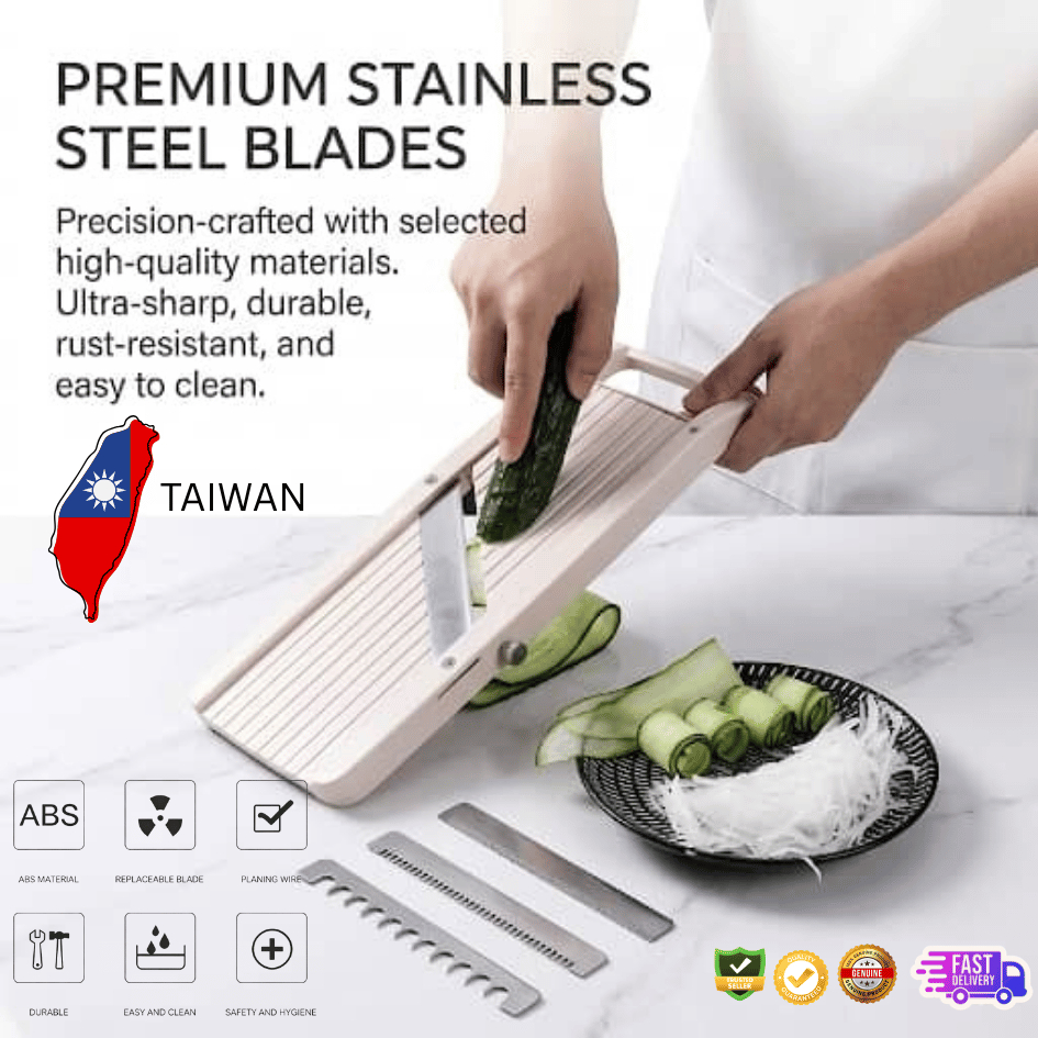 SUPERIOR GRADE MANDONOLIN SLICER/เครื่องตัดผัก/เครื่องตัดอาหาร/อุปกรณ์ครัวอเนกประสงค์หั่น/ห่อ/ตัดJulienne