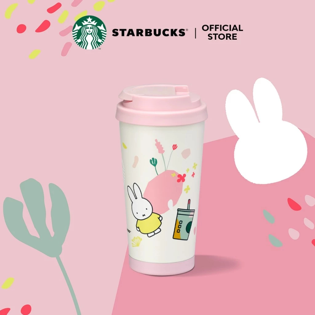 STARBUCKS Tumbler Miffy 70th Anniversary Stainless Steel (16oz)