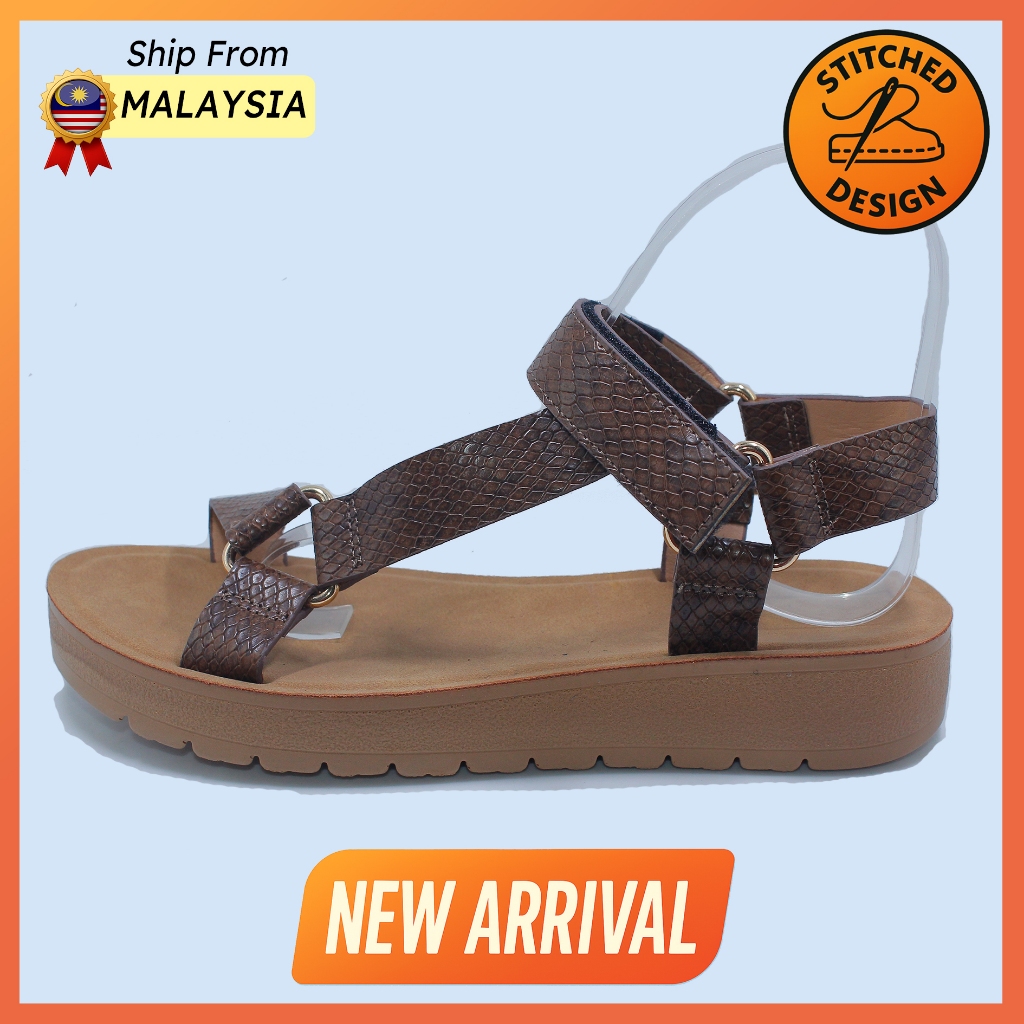 GF Shoe Velco Straps Platform Sandals G 017
