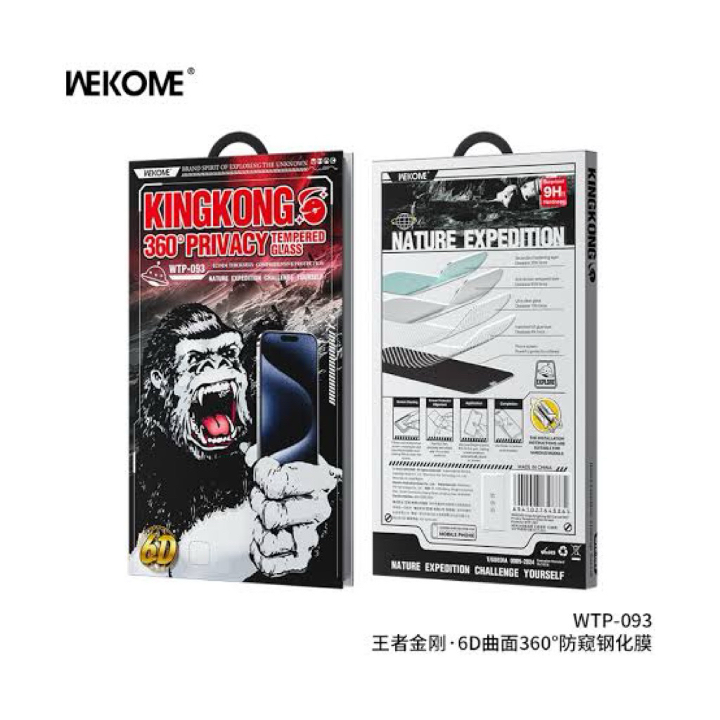 Wekome Privacy Glass 360 - iPhone Series
