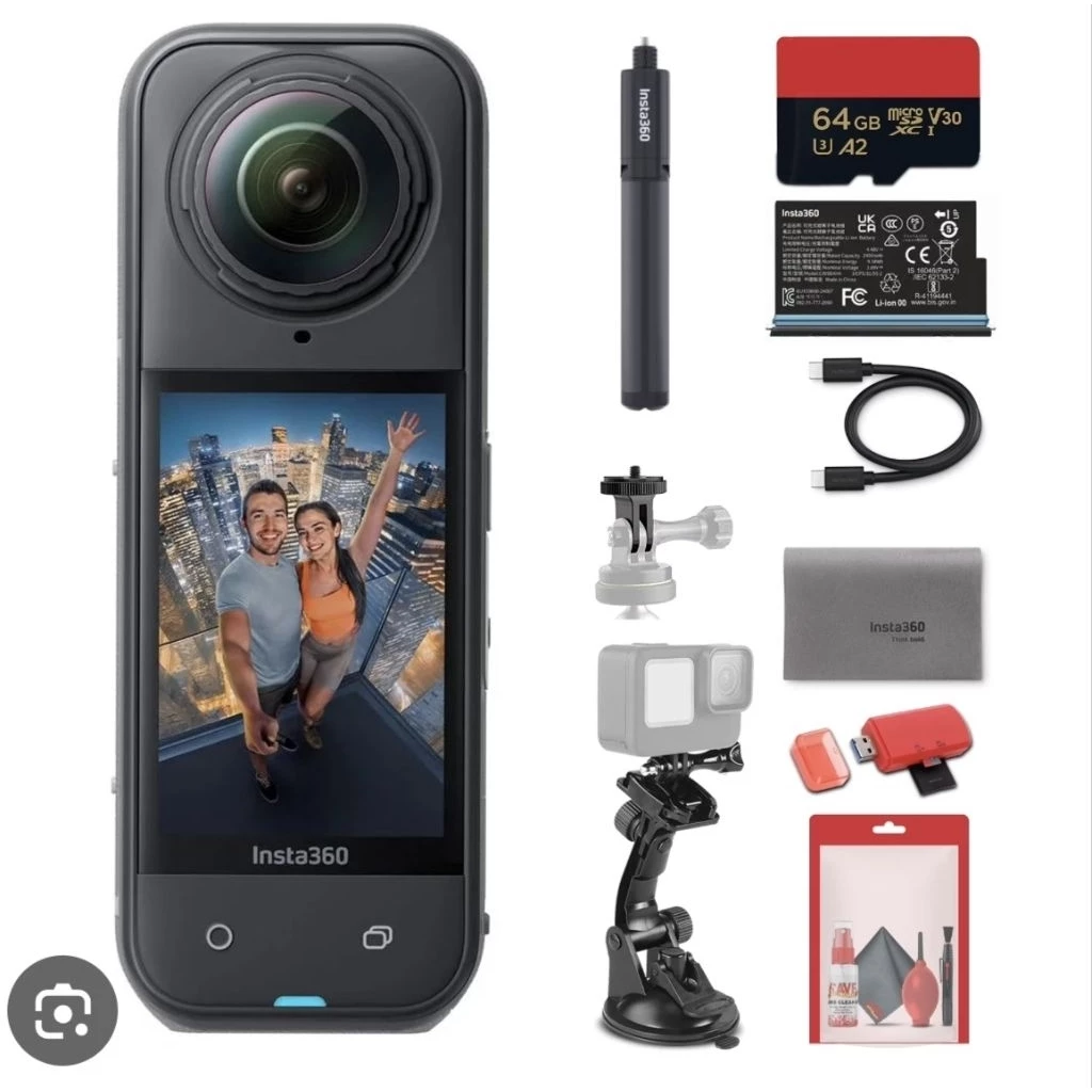 INSTA360 X5 360 8k ACTION CAMERA ESSENTIAL BUNDLE thumbnail 3