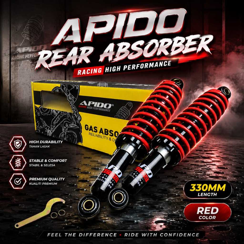 APIDO REAR ABSORBER 280MM 330MM