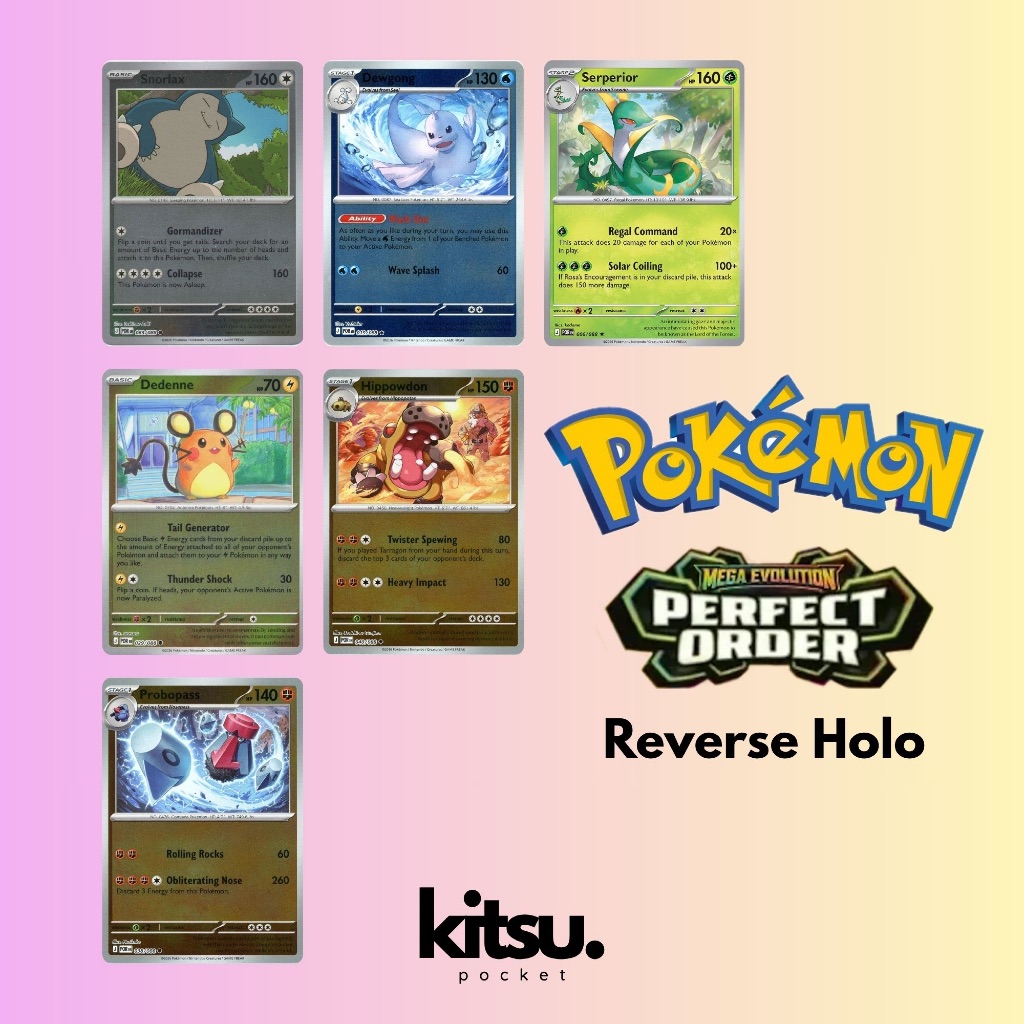 [Perfect Order] Reverse-Holo Pokemon TCG Cards Eng