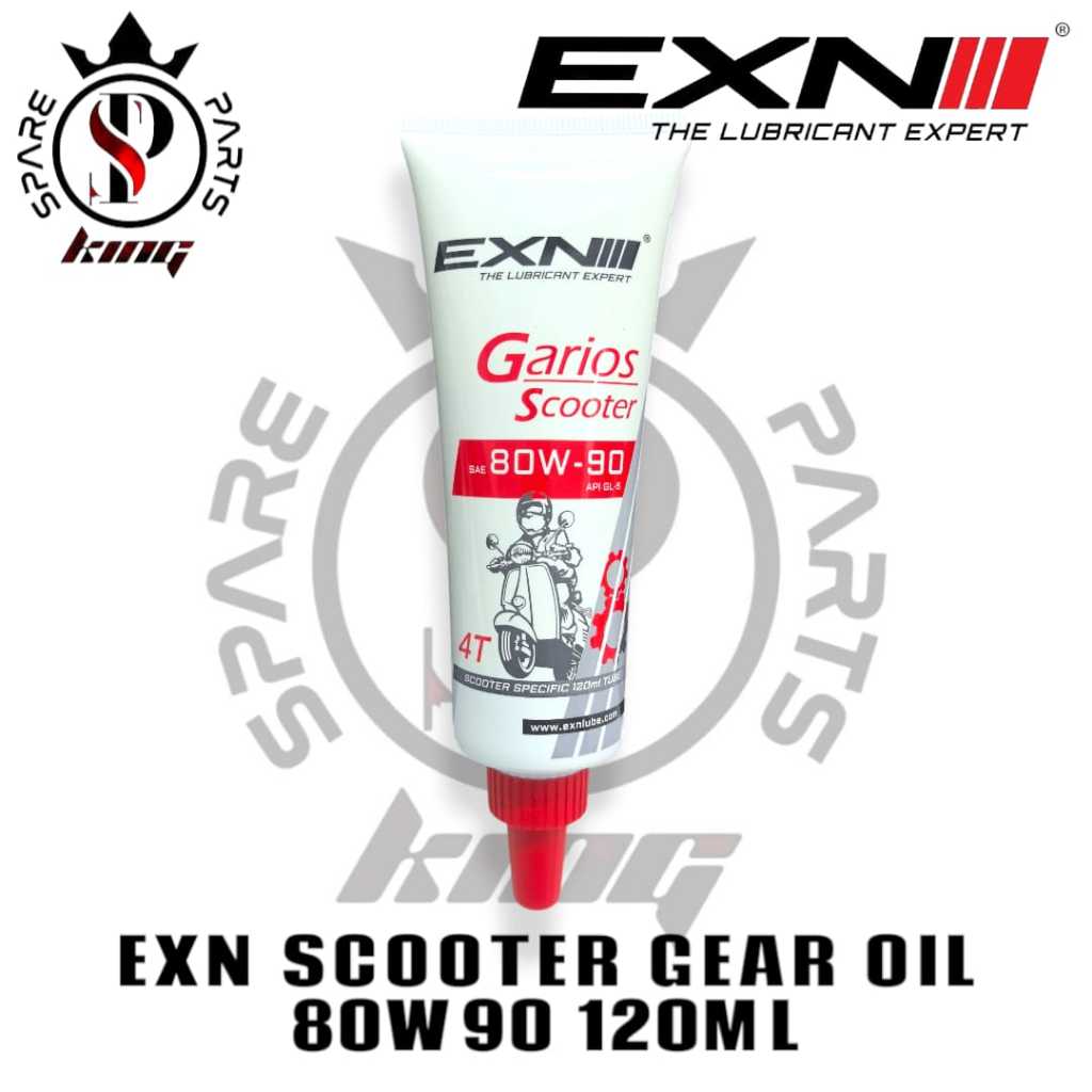 ข้อเสนอ ! EXN SCOOTER GEAR OIL 80W90 120ML ซื้อ 10 ฟรี 1 เกียร์ MINYAK SKUTERNVX N MAX VARIO EXN GAR