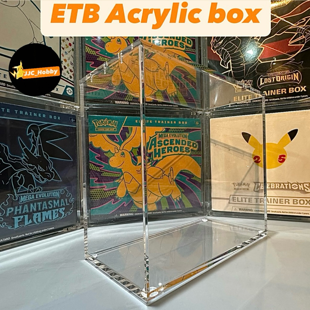 เคส Pokemon ETB Acrylic (ฝาครอบแม่เหล็ก) กล่องสะสม