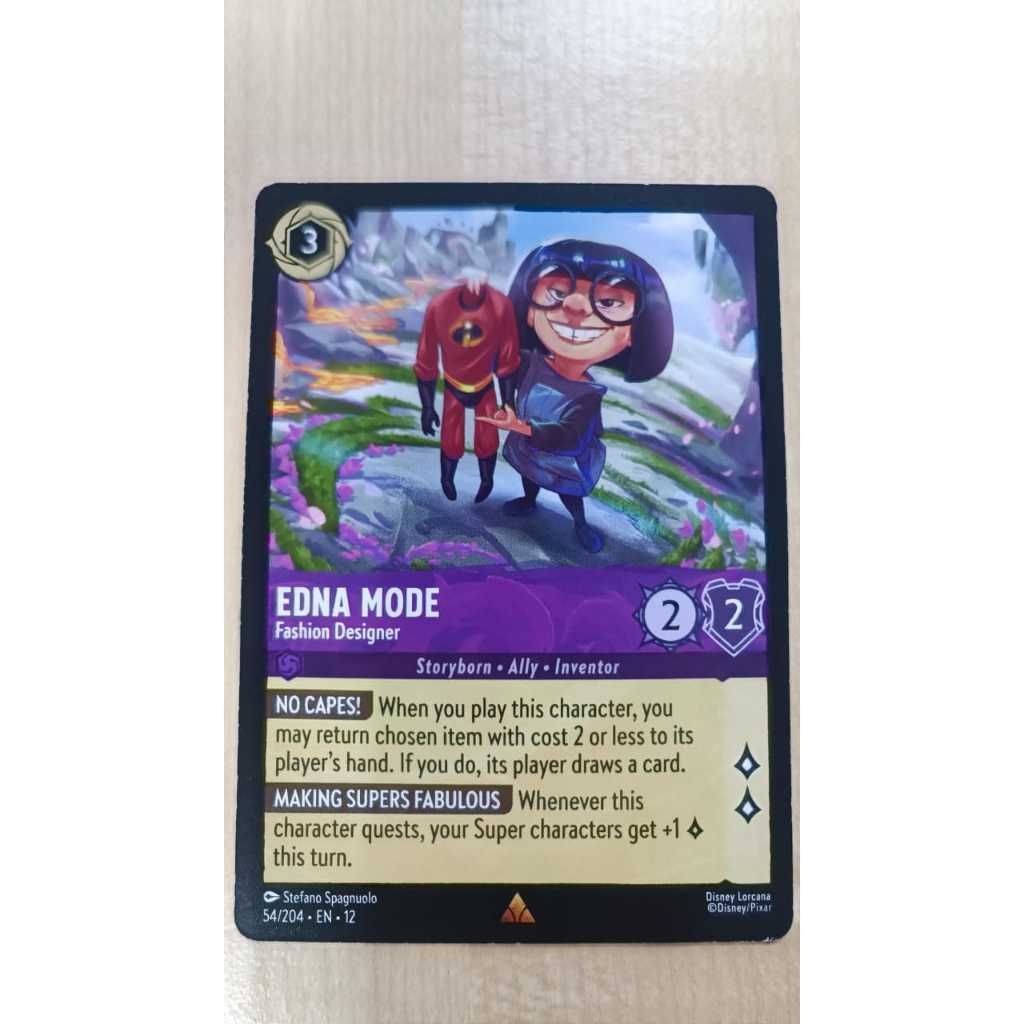 LORCANA (012-054) Edna Mode - Fashion Designer LORCANA SINGLE CARD