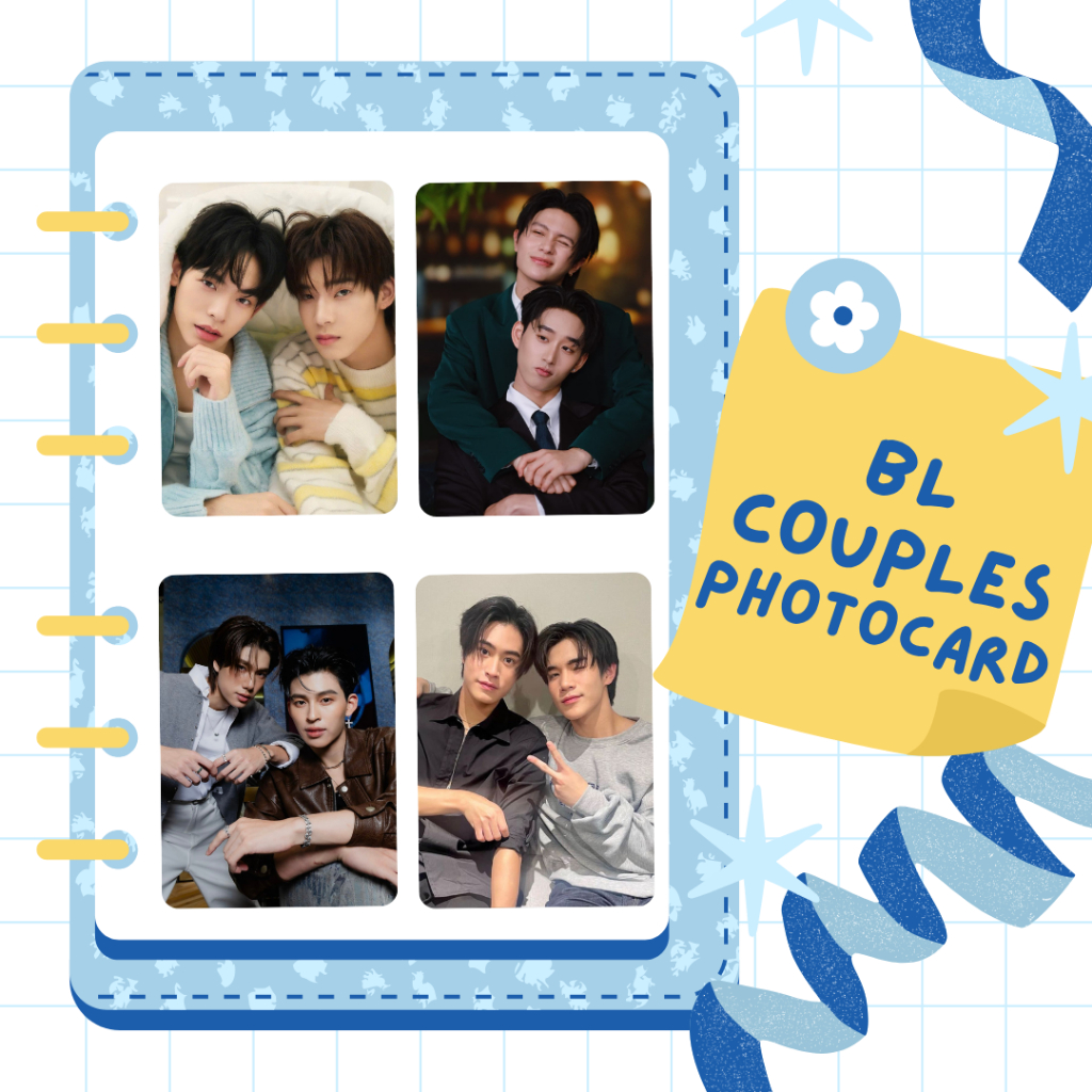 Thai BL Couples Collectable Photocard Fanmade