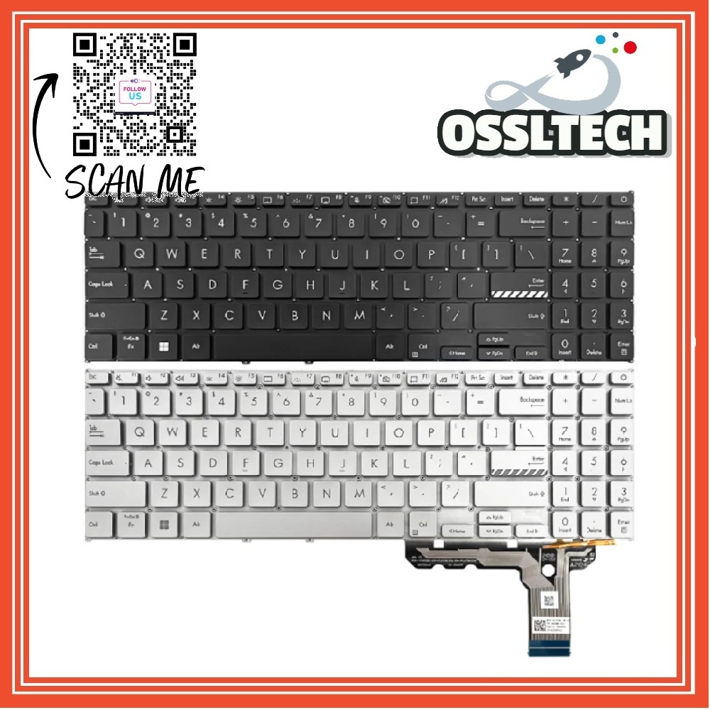 คีย์บอร์ด ASUS VivoBook Go 15 OLED E1504 E1504F E1504G Series