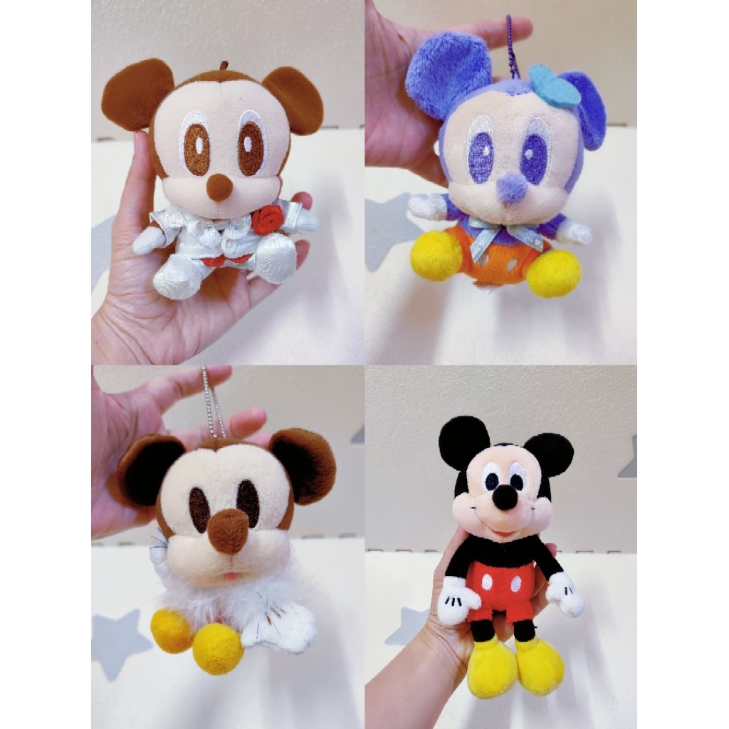 พวงกุญแจมาสคอตมิกกี้เมาส์ SKC3 พวงกุญแจก่อนรัก baby Mickey T-Art bean collection