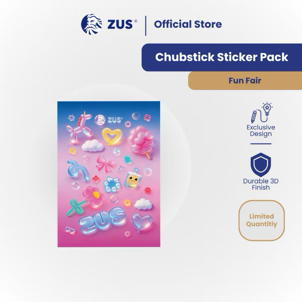 ZUS STICKER ZUS Chubstick Sticker Pack