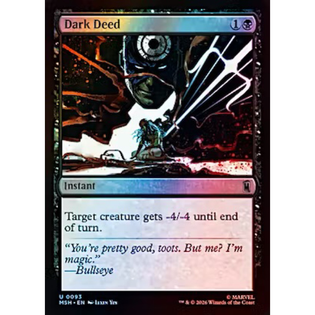[MTG] Dark Deed : MSH Singles