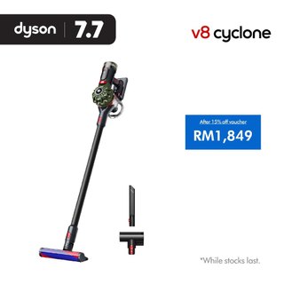 Dyson V8 Cyclone vacuum | Powerful suction | Versatile | Compact | Vakum Lantai