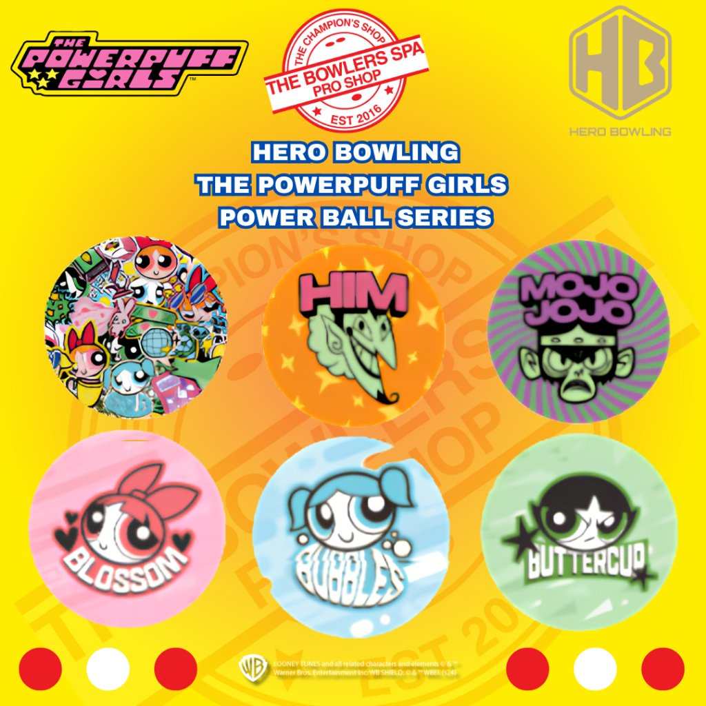 Hero Powerpuff Balls (Power Balls/ Puff Balls) Powerpuff Girls Series