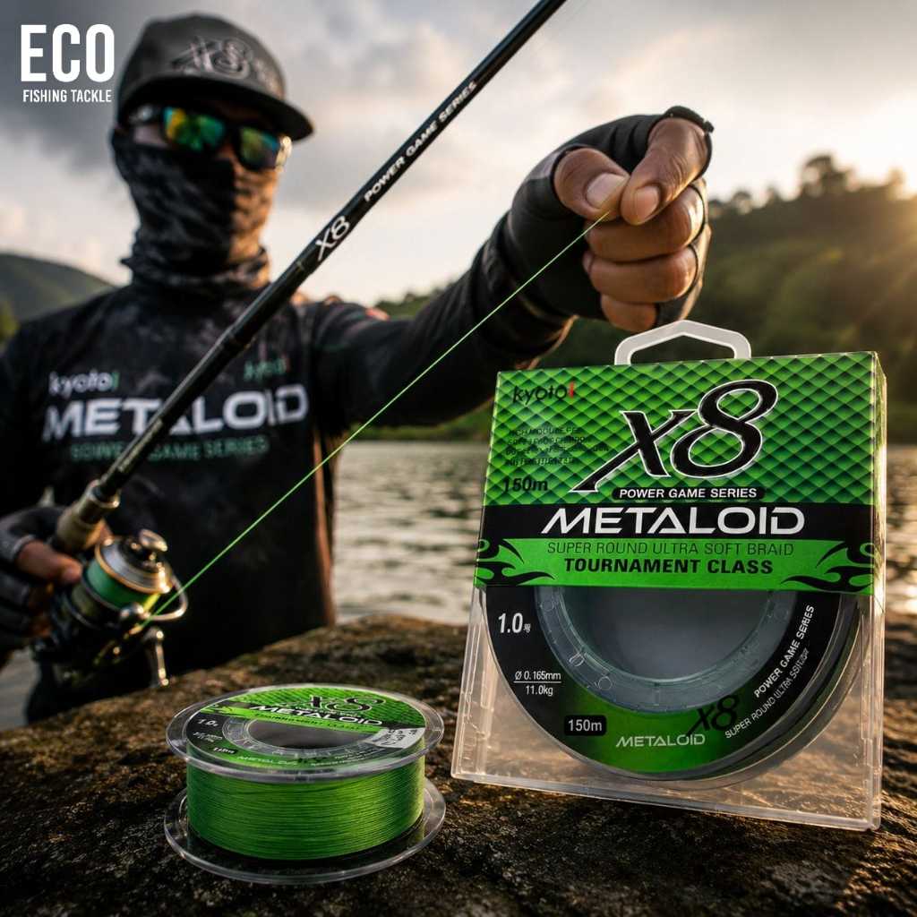 KYOTO LINE METALOID X8 BRAIDED LINE (150M)POWER GAME SERIES TALI PANCING