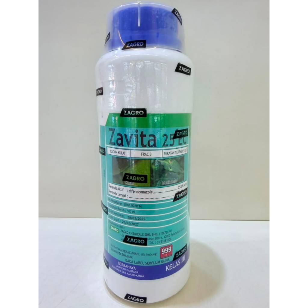500ML  ZAVITA 25EC ZAGRO / Score/ Wincole/ Arimo/ Karah Daun