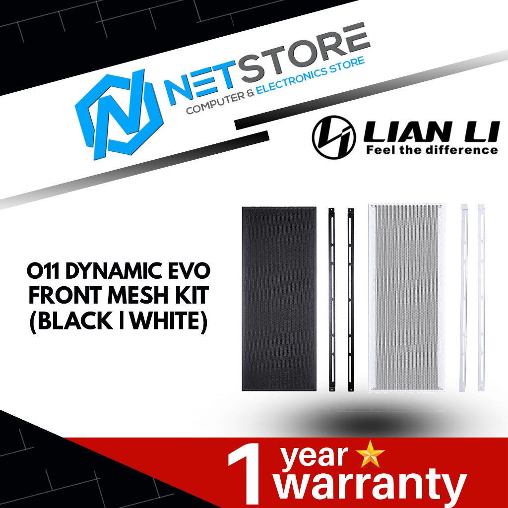LIAN LI O11 DYNAMIC EVO FRONT MESH KIT (ขาวดํา)