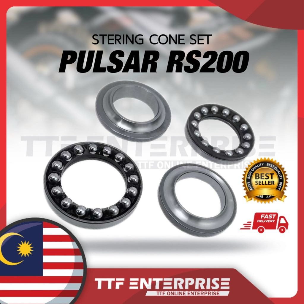 MODENAS PULSAR RS200 STERING CONE SET BEARING TAPAK HANDLE RS 200 RS200