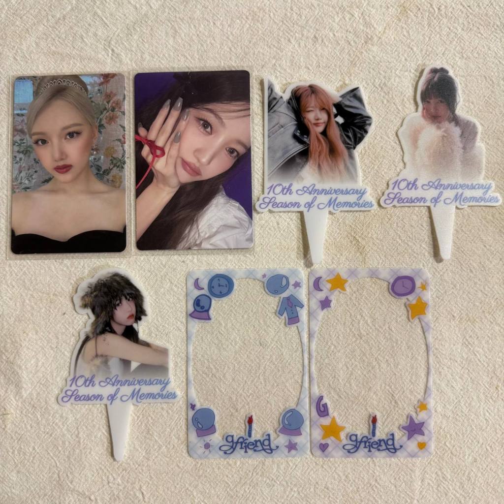 GFRIEND 10th Anniversary Season of Memories Photocard - Sowon Yerin Yuju SinB Ondity Citty